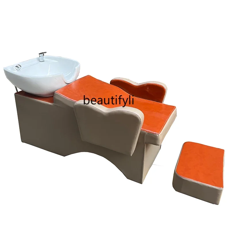 Modern Simple and Light Luxury Hair Saloon Dedicated Shampoo Chair a Bed with Cartoon Figures Elephant Flushing Bed
Modern Simple and Light Luxury Hair Saloon Dedicated Shampoo Chair a Bed with Cartoon Figures Elephant Flushing Bed