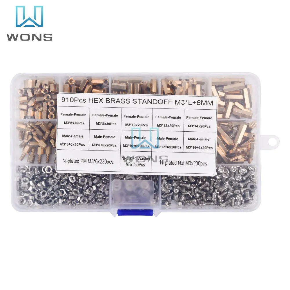 M2 M2.5 M3 M4 Hex Hexagon Standoff Brass Column Boards Rack Stud Copper Pillar Pcb Spacer Bolt Screw Motherboard Assortment Kit
M2 M2.5 M3 M4 Hex Hexagon Standoff Brass Column Boards Rack Stud Copper Pillar Pcb Spacer Bolt Screw Motherboard Assortment Kit