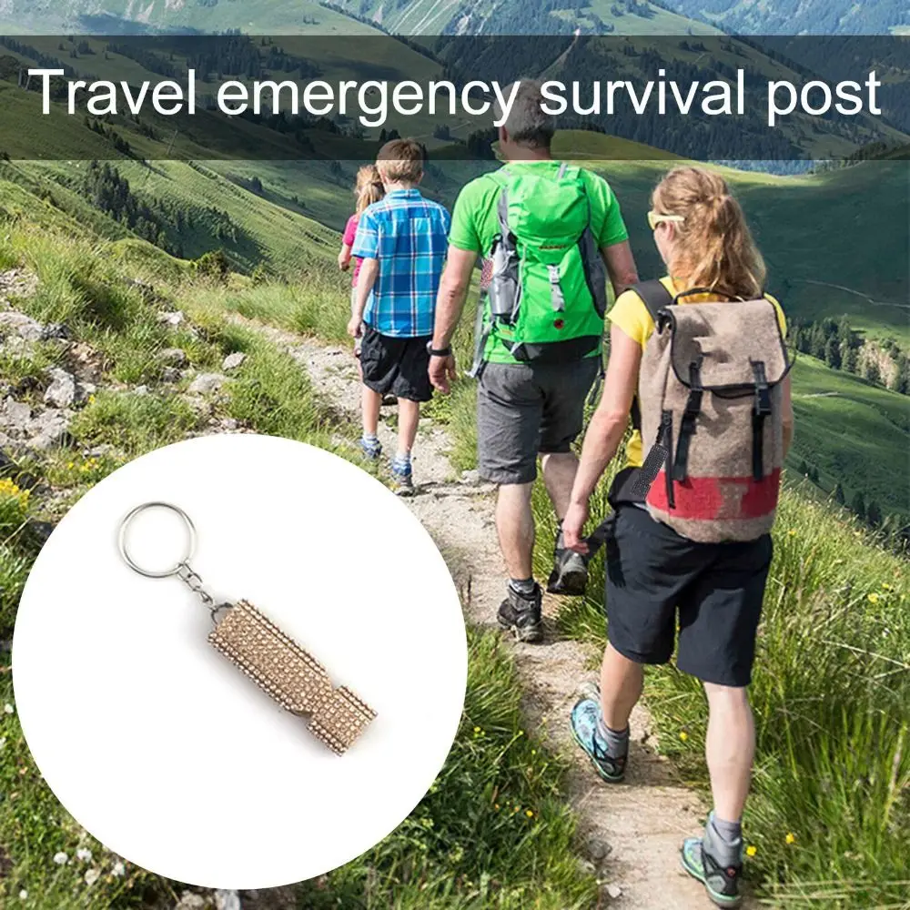 Outdoor Survival Whistle Emergency Whistle Portable Double Tubes High Frequency Whistle Keychain Fashion Diamond Bag Pendant
Outdoor Survival Whistle Emergency Whistle Portable Double Tubes High Frequency Whistle Keychain Fashion Diamond Bag Pendant
