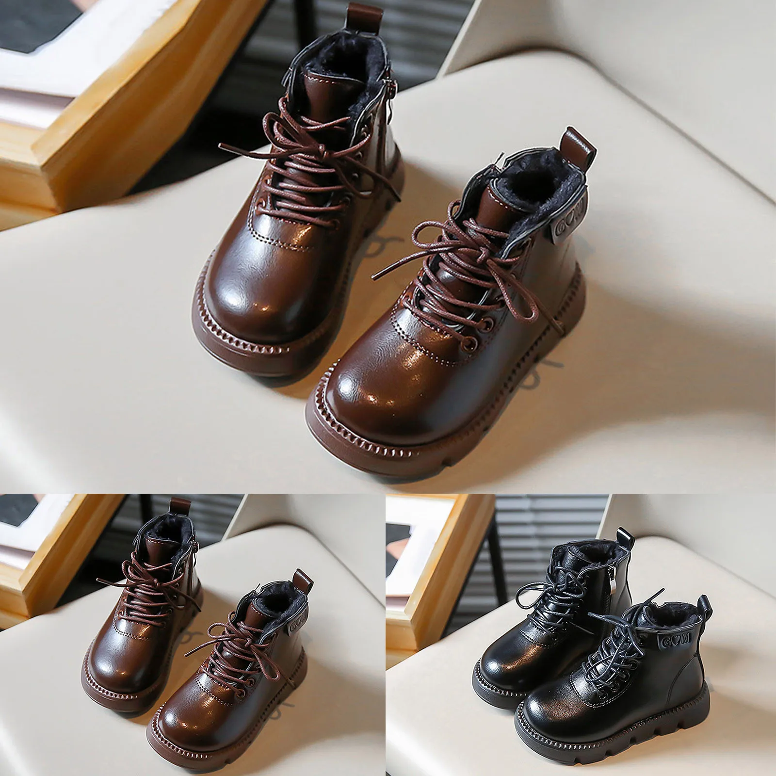 Fashion Spring And Autumn Children Boots Boys And Girls Ankle Boots Thick Bottom Non Slip High Top Lace Up Cute Winter Boots
Fashion Spring And Autumn Children Boots Boys And Girls Ankle Boots Thick Bottom Non Slip High Top Lace Up Cute Winter Boots