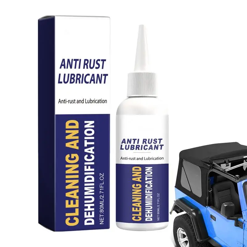 

Rust Removal Lubricant 80ml Liquid Cleaner Lubricant Car Maintenance Supplies Effective Protective Cleaning Liquid