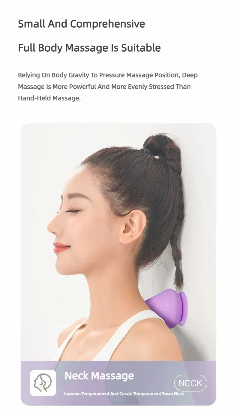 Wall-mounted Fascia Cone Multi-Function Suction Cup Wall Massager For Back Muscle Relaxation Arm Foot Massager Trigger Point 4 S7470a7d7d8924812a80f5603853688ec7