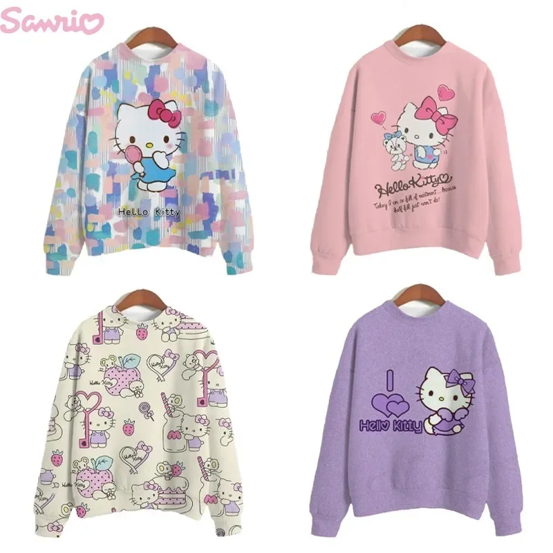 Sanrio Hello Kitty Hoodies Female Spring and Autumn Through Burst Paragraph Sweater Printing Long Sleeved Round Neck Sweater
Sanrio Hello Kitty Hoodies Female Spring and Autumn Through Burst Paragraph Sweater Printing Long Sleeved Round Neck Sweater