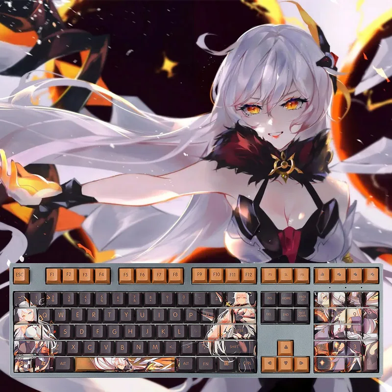 White Knight Keycaps 108 Keyboard Decoration PBT Sublimation Keycap Fans Otaku Game Player Cosplay Keycaps Accessories Gift 
White Knight Keycaps 108 Keyboard Decoration PBT Sublimation Keycap Fans Otaku Game Player Cosplay Keycaps Accessories Gift