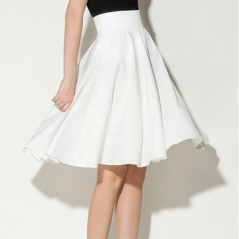 Hot Sale 2024 Women's High Waist Petticoat Pleated Knee-Length Retro Casual Petticoat Summer Soild Color All-Match Skirt
Hot Sale 2024 Women's High Waist Petticoat Pleated Knee-Length Retro Casual Petticoat Summer Soild Color All-Match Skirt