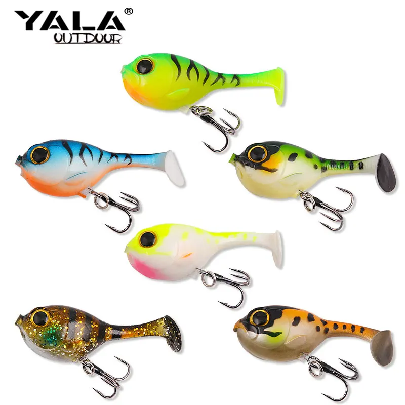 Silicone Mudskippers Fishing Lures 62mm 9.5g Sinking Baits Saltwater Freshwater Artificial Jumping Fish Bait with Hook for Bass
Silicone Mudskippers Fishing Lures 62mm 9.5g Sinking Baits Saltwater Freshwater Artificial Jumping Fish Bait with Hook for Bass