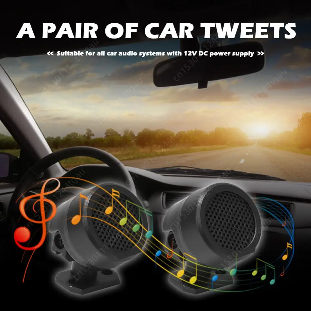 Altavoces de agudos universales para coche, Mini bocina de Audio de 12V, CC, sistema de Audio, 2 piezas, 500W Altavoces de agudos universales para coche, Mini bocina de Audio de 12V, CC, sistema de Audio, 2 piezas, 500W