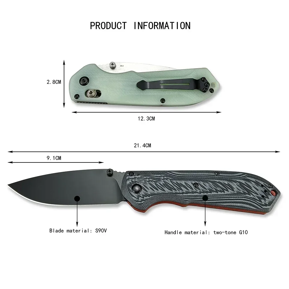 Portable S90V Pocket Knife Folding Hunting Tactical Survival Camping Knives New Multi EDC Outdoor Rescue Tools G10 Handle
Portable S90V Pocket Knife Folding Hunting Tactical Survival Camping Knives New Multi EDC Outdoor Rescue Tools G10 Handle