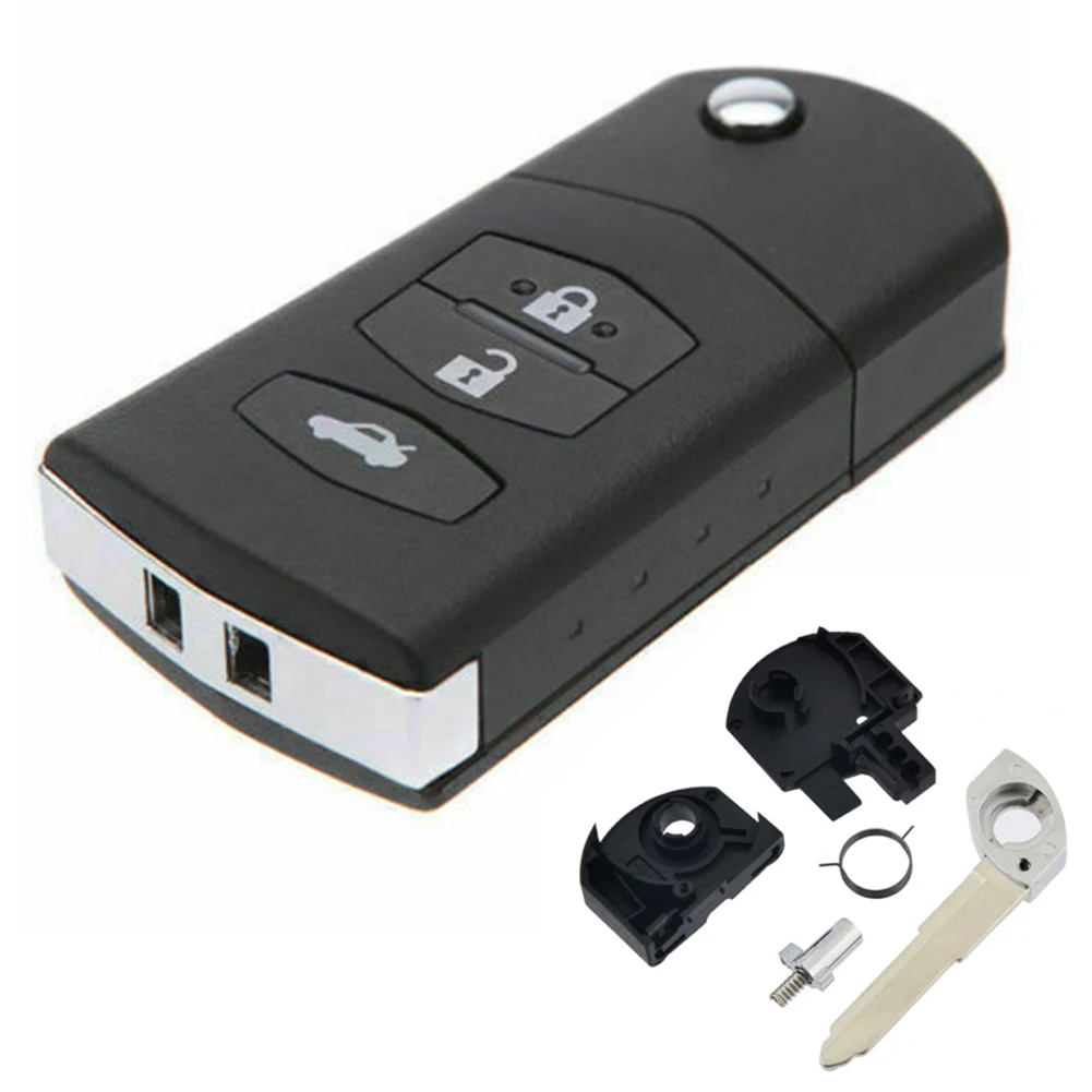 Easy To Install Car Folding Key Cover Case Designed For Mazda 2 3 5 6 8 RX8 MX5 Black Auto Fob Key Shell Modified Accessories
Easy To Install Car Folding Key Cover Case Designed For Mazda 2 3 5 6 8 RX8 MX5 Black Auto Fob Key Shell Modified Accessories