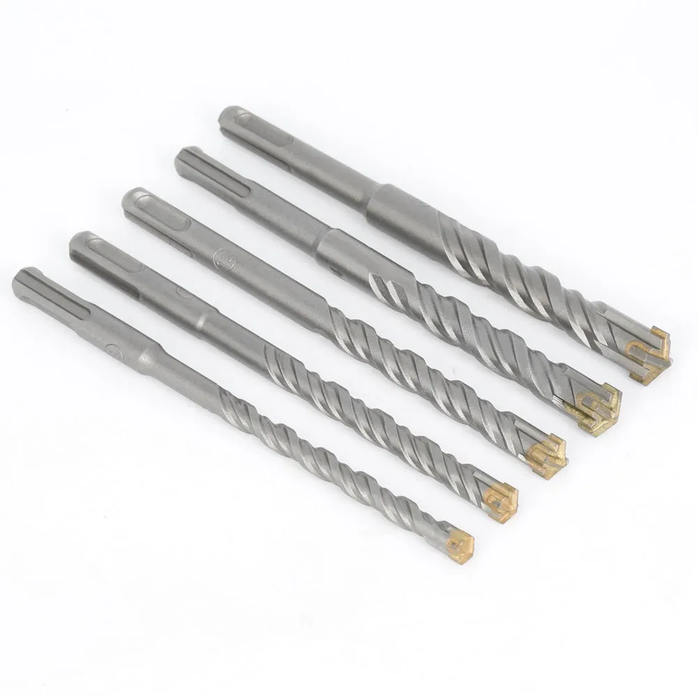 1pc 160mm Concrete SDS Plus Drill Bit Round Shank Cross Four-edged Electric Hammer Drill Bits 6 8 10 12 14 16 Mm Power Tool
1pc 160mm Concrete SDS Plus Drill Bit Round Shank Cross Four-edged Electric Hammer Drill Bits 6 8 10 12 14 16 Mm Power Tool