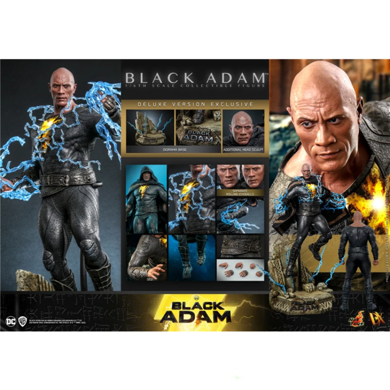 

100% Original In Stock HotToys DX29 DX30 DX31 Black Adam 1/6 Soldier Animation Action Figure Toy Gift Model Collection Hobby