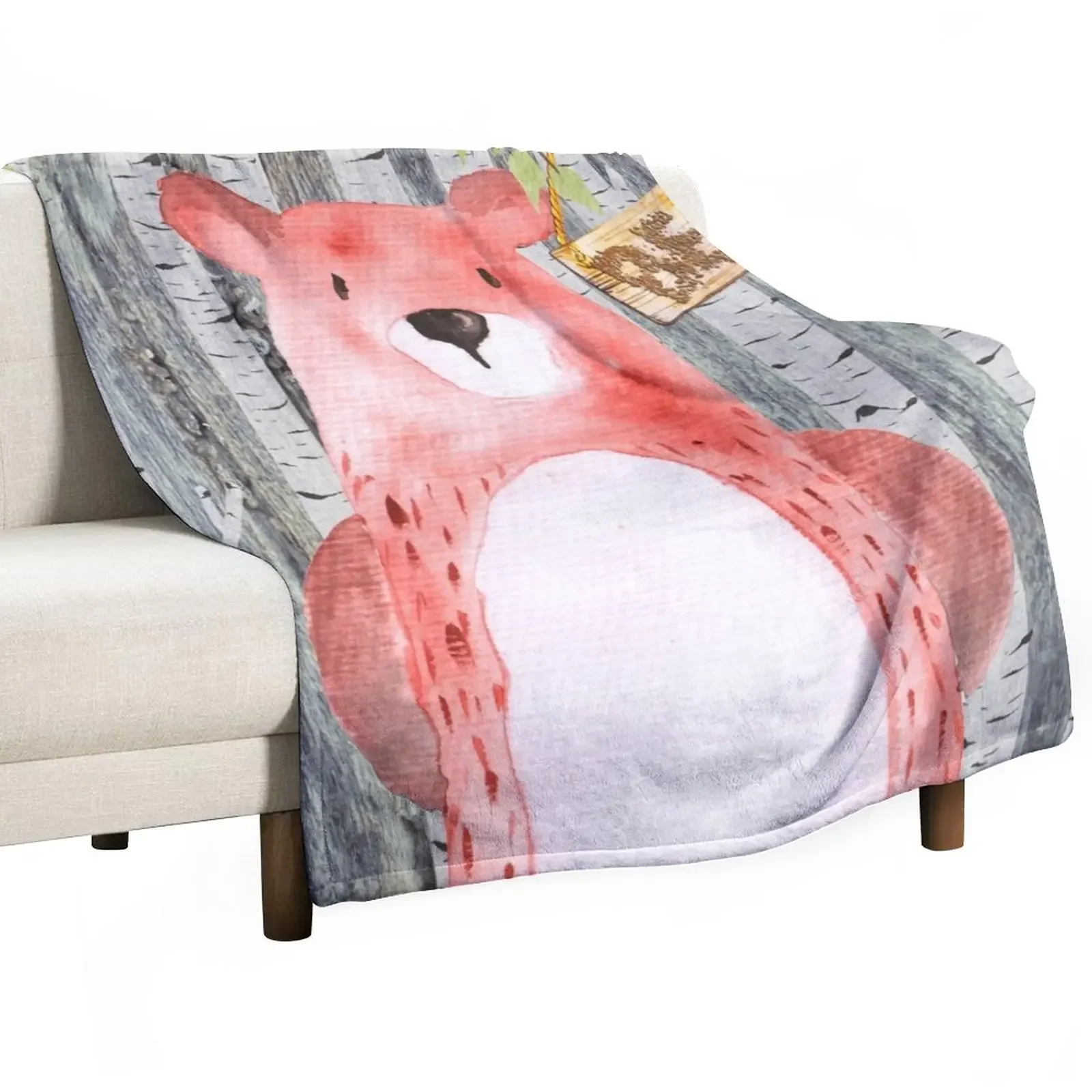 Bear- Woodland Friends- Watercolor Illustration Throw Blanket Personalized Gift Blankets For Sofas Blankets
Bear- Woodland Friends- Watercolor Illustration Throw Blanket Personalized Gift Blankets For Sofas Blankets