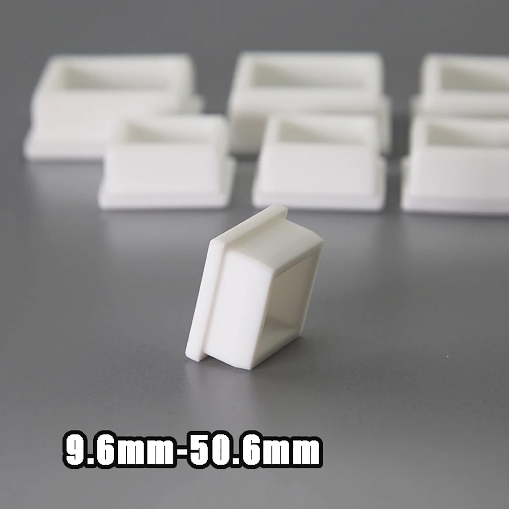 White Silicone Rubber Chair Table Feet Furniture End Cover Caps 9.6mm - 42.6mm Rectangle Table Leg Cover Floor Protector Pads
White Silicone Rubber Chair Table Feet Furniture End Cover Caps 9.6mm - 42.6mm Rectangle Table Leg Cover Floor Protector Pads