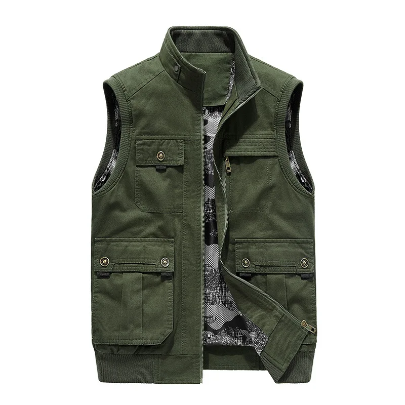 Winter Men's Sleeveless Jacket Fleece Men's Vest Warm Unloading Military Many Pocket Tactical Coat Male Autumn Fur Waistcoat Men
Winter Men's Sleeveless Jacket Fleece Men's Vest Warm Unloading Military Many Pocket Tactical Coat Male Autumn Fur Waistcoat Men