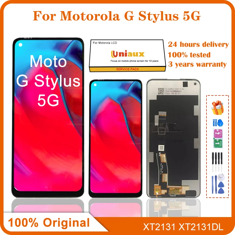 

6.8'' Original For Motorola Moto G Stylus 5G LCD XT2131 XT2131DL XT2131-1 Display Touch Screen Digitizer For Moto G Stylus LCD