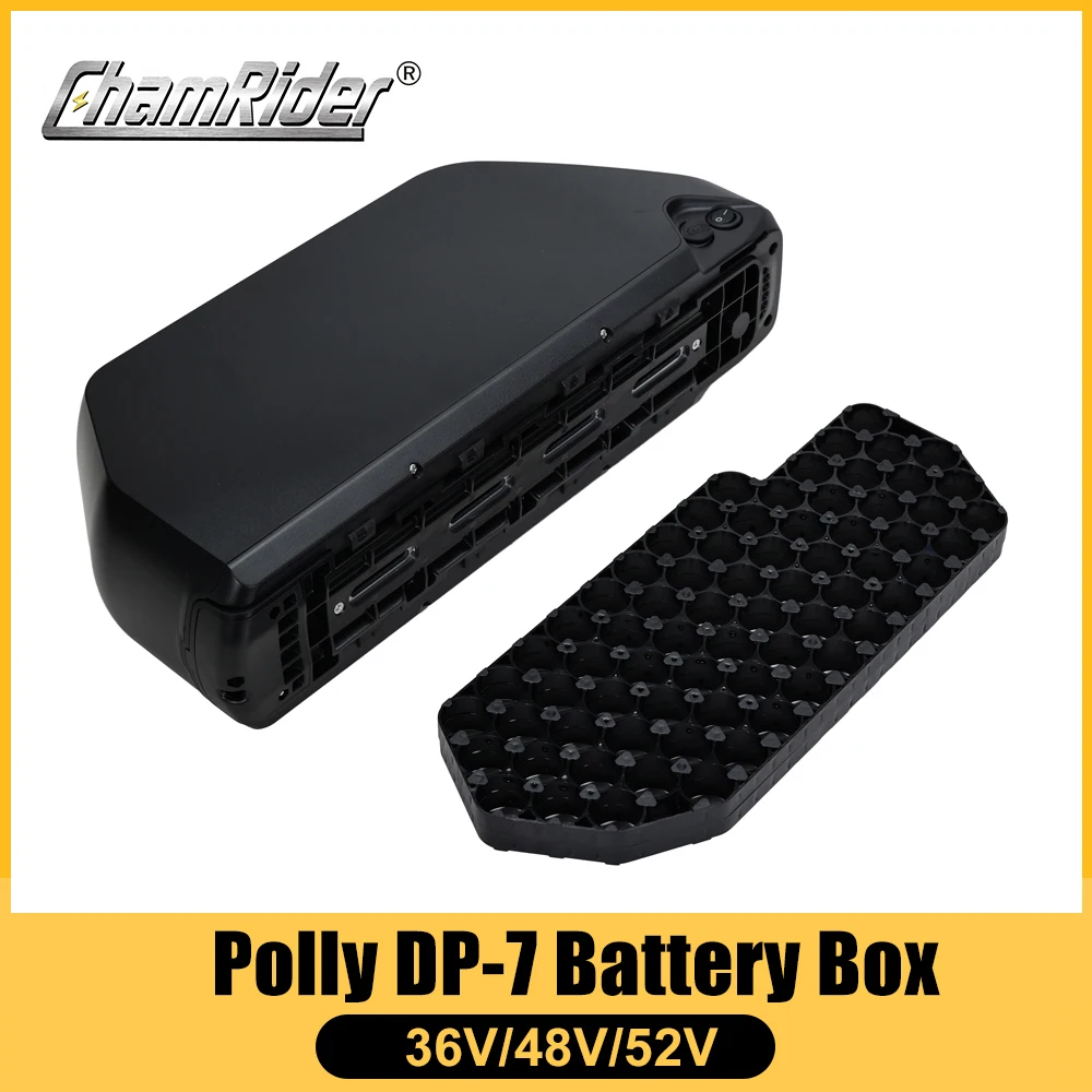 

ChamRider-Polly 7 Ebike Battery Box, Battery Case, Housing, Downtube, Polly 7, 52V, 36V, 10S7P, 13S6P, 14S5P, 70, 21700 Cells