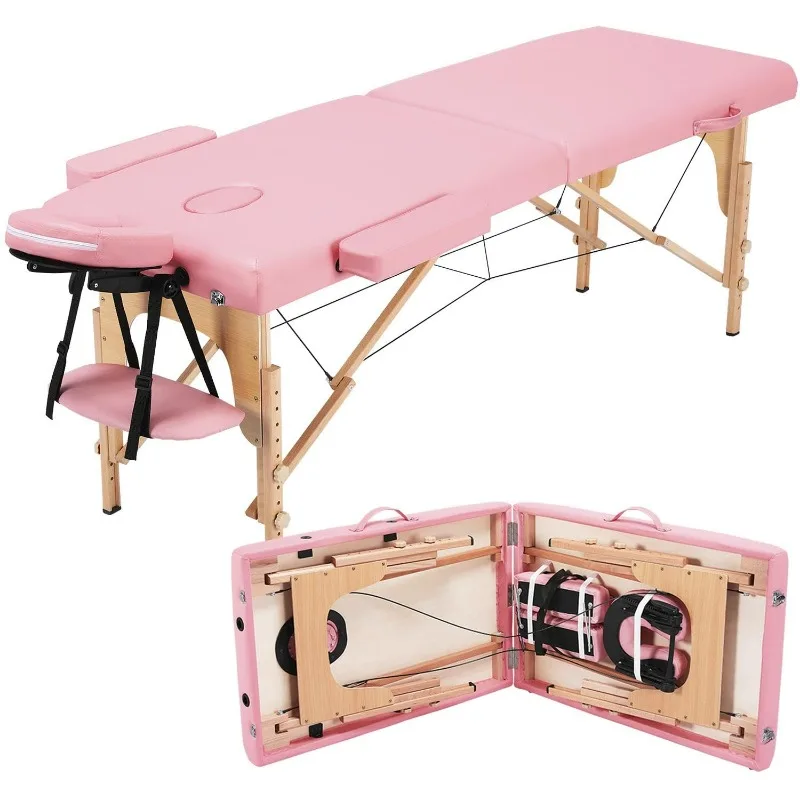 Yaheetech Spa Bed Portable Lash Bed Massage Bed Foldable Spa Tables Adjustable 2 Fold with Non-Woven Bag, Pink
Yaheetech Spa Bed Portable Lash Bed Massage Bed Foldable Spa Tables Adjustable 2 Fold with Non-Woven Bag, Pink