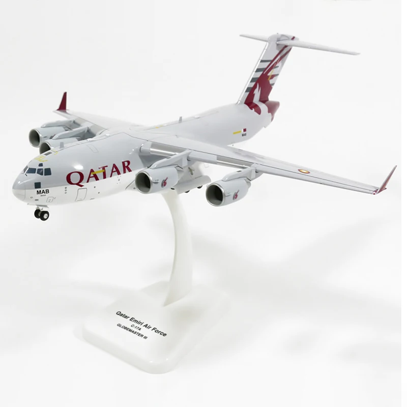 1:200 Scale Model Boeing C-17 QATAR Air Transport Aircraft Plastic Replica Airplane Plane Toys Display Collection For Fans Gifts
1:200 Scale Model Boeing C-17 QATAR Air Transport Aircraft Plastic Replica Airplane Plane Toys Display Collection For Fans Gifts