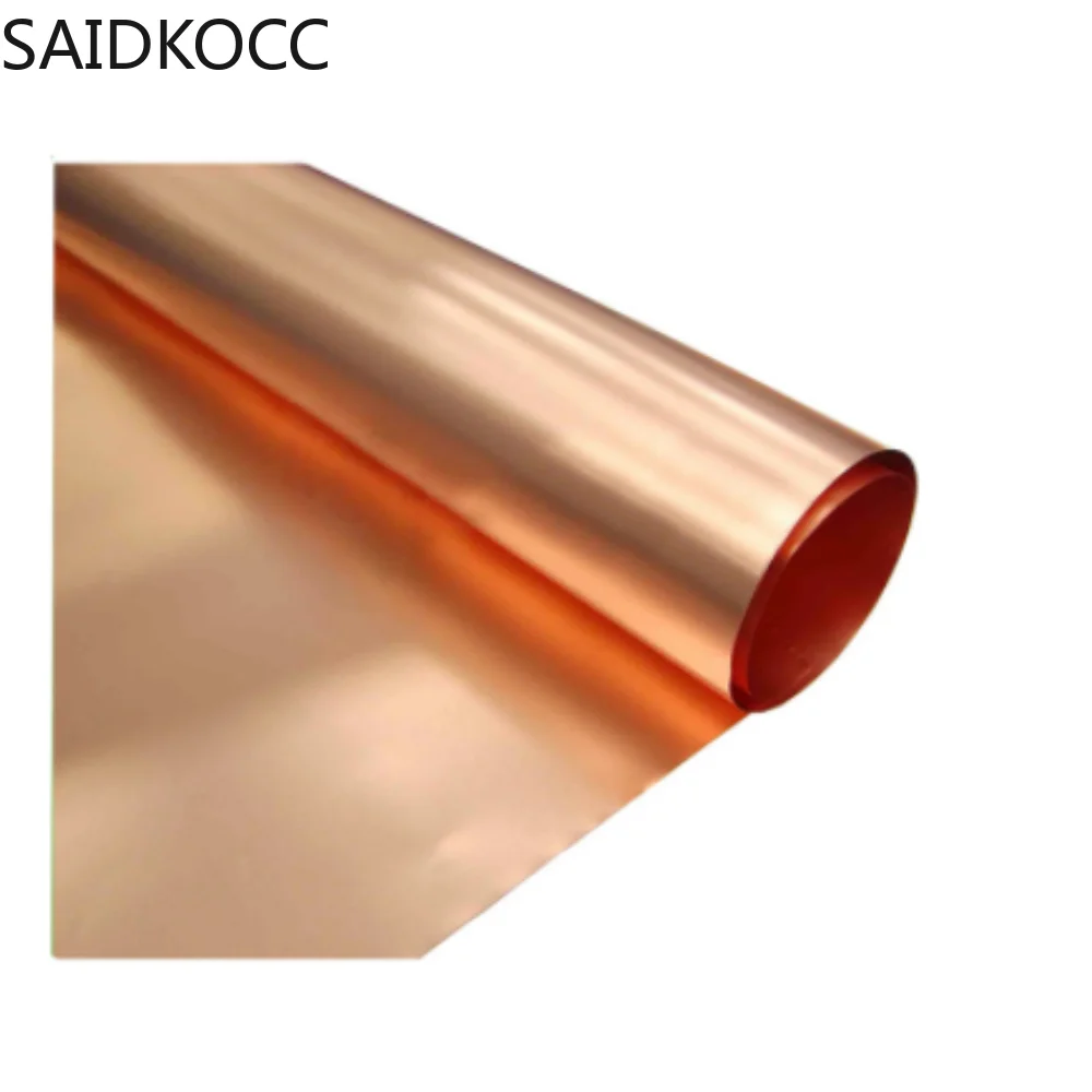 

SAIDKOCC Cu Foil Copper Foil for Lab Li-ion Battery Anode Material For Coin Cell Assembly Making