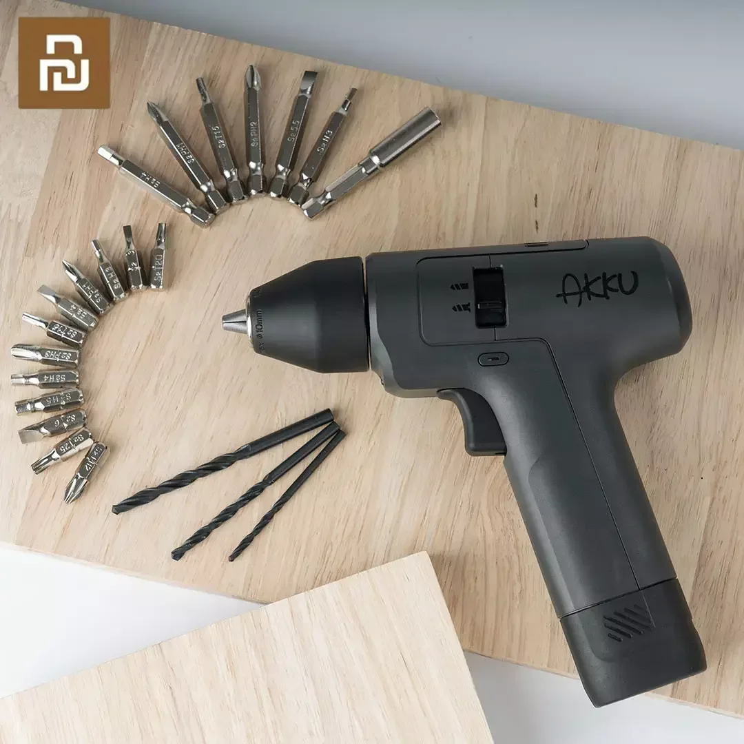 

Xiaomi AKKU Brushless Electric Drill Lithium Battery Multi-Function Power Tool Cordless Electric Screwdriver Combination Suit