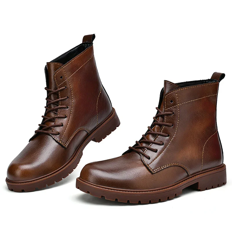 2023 New Shoes for Men Sewing Men's Boots Fashion Side Zipp Hot Sale Round Toe Casual Short Plush Men Leather Casual Ankle Boots
2023 New Shoes for Men Sewing Men's Boots Fashion Side Zipp Hot Sale Round Toe Casual Short Plush Men Leather Casual Ankle Boots