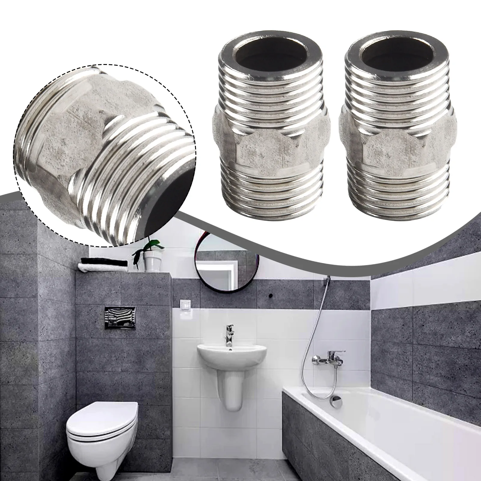 

Easy To Install High Quality RVs Outdoor Showers Hose Extension Shower Extender Accessories Durable Extension Tools