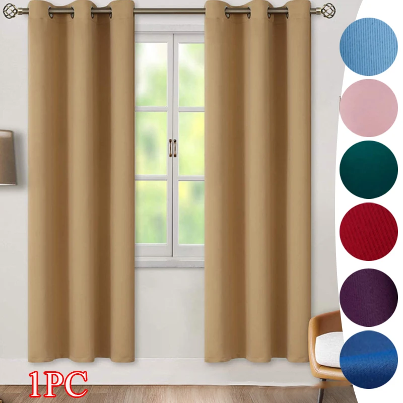 

Blackout Short Curtains For Bedroom Opaque Blinds Curtain For Window Living Room Kitchen Treatment Ready Made Small Drapes New
