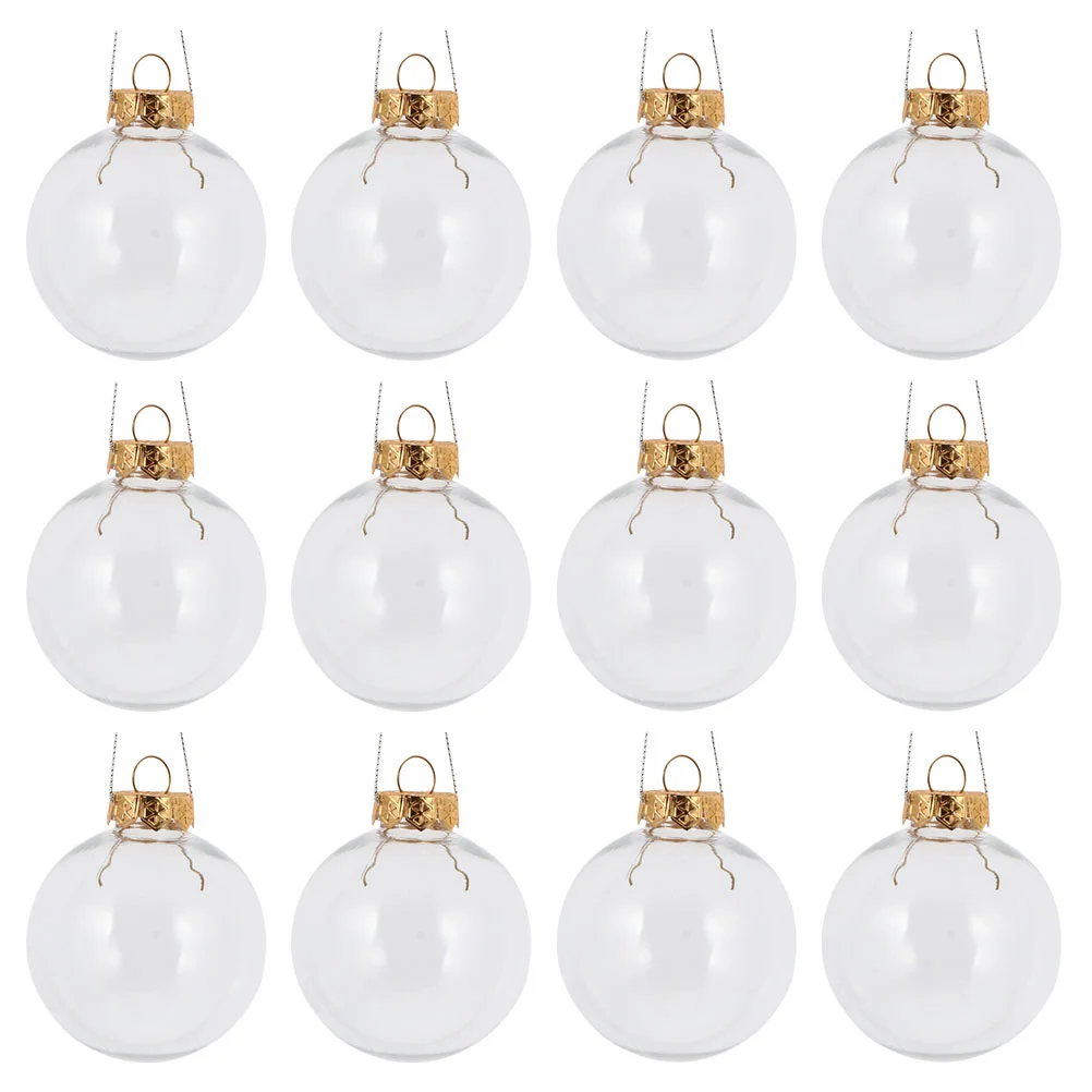 10/12pcs Christmas Transparent Ball Plastic Fillable Bauble 8-10cm Xmas Tree Hanging Ornaments Decoration Wedding Party Gift Box
10/12pcs Christmas Transparent Ball Plastic Fillable Bauble 8-10cm Xmas Tree Hanging Ornaments Decoration Wedding Party Gift Box