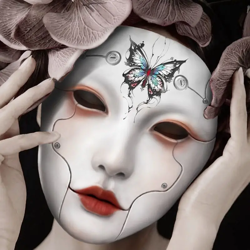 Halloween mask party supplies mechanical mask retro character dress up Adult prom art mask Activated carbon magnetic mask
Halloween mask party supplies mechanical mask retro character dress up Adult prom art mask Activated carbon magnetic mask
