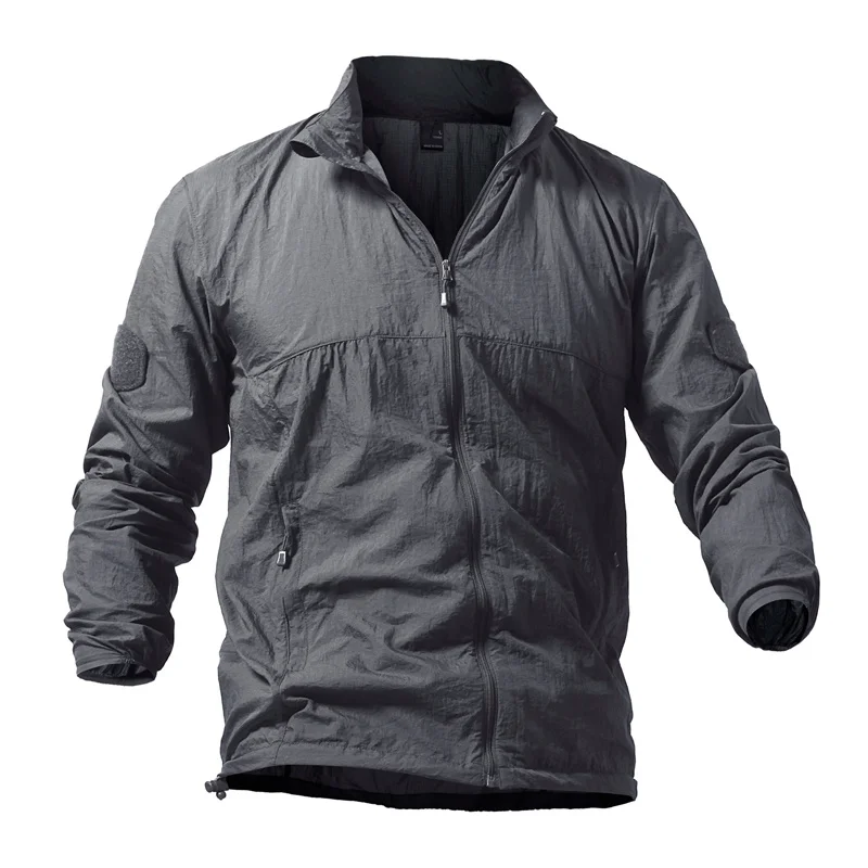 Military Tactical Skin Jacket Men Spring Fall Lightweight Waterproof Breathable Thin Hooded Raincoat Portable Windbreaker
Military Tactical Skin Jacket Men Spring Fall Lightweight Waterproof Breathable Thin Hooded Raincoat Portable Windbreaker