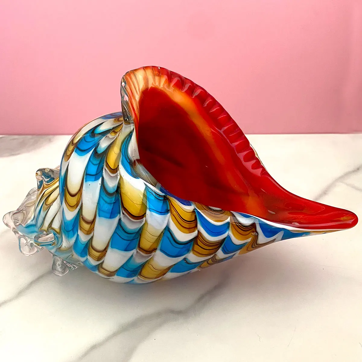 Glass Hand Blown Seashell Conch Figurine Sculpture Crystal Fish Tank Table Decor Ocean Multicolor Nautical Decor
Glass Hand Blown Seashell Conch Figurine Sculpture Crystal Fish Tank Table Decor Ocean Multicolor Nautical Decor