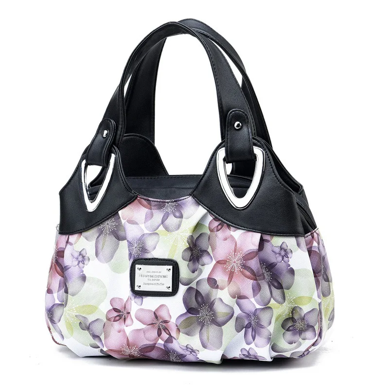 Brand women's handbag color contrast new European and American fashion large capacity shoulder bag printed simple women's bag
Brand women's handbag color contrast new European and American fashion large capacity shoulder bag printed simple women's bag