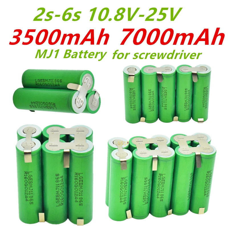 18650 MJ1 3500Mah 20 Amps 3S 4S 5S 6S 8S 7.4V 12.6V 14.8V 18V 25.2V 29.6V Voor Schroevendraaier Batterijen Lassen Batterij 
18650 MJ1 3500Mah 20 Amps 3S 4S 5S 6S 8S 7.4V 12.6V 14.8V 18V 25.2V 29.6V Voor Schroevendraaier Batterijen Lassen Batterij