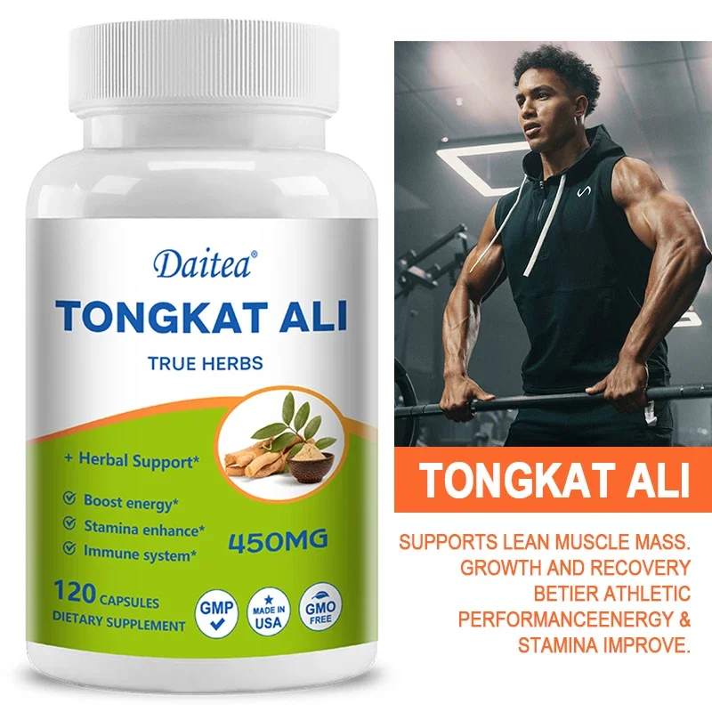 Tongkat Ali Extract Capsules Support Men's Health and Enhance Endurance, Strength, Athletic Performance and Muscle Mass, Non-GMO
Tongkat Ali Extract Capsules Support Men's Health and Enhance Endurance, Strength, Athletic Performance and Muscle Mass, Non-GMO