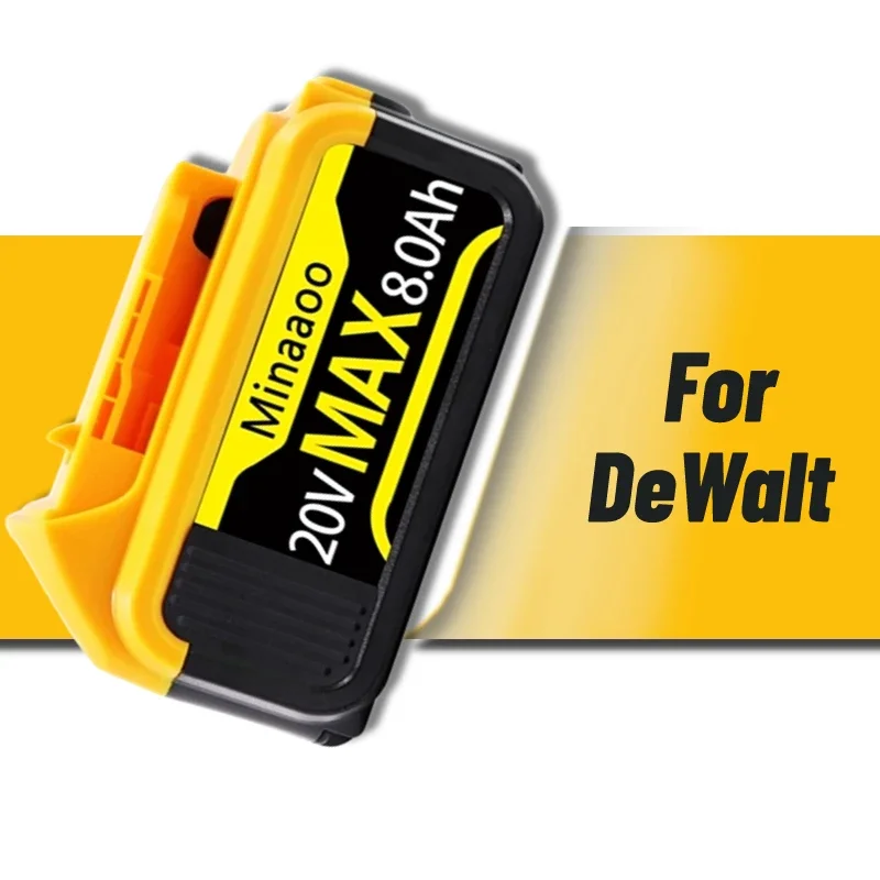 Сменный аккумулятор DCB200 для Dewalt, 20 в, 8000 мАч, перезаряжаемая батарея для электроинструмента Dewalt DCB200, DCB206, DCB207, DCB204
Сменный аккумулятор DCB200 для Dewalt, 20 в, 8000 мАч, перезаряжаемая батарея для электроинструмента Dewalt DCB200, DCB206, DCB207, DCB204