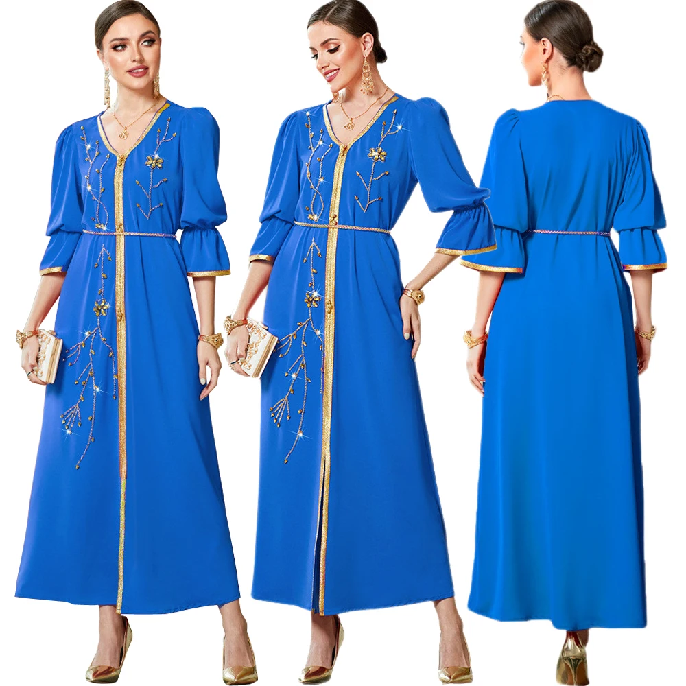 Ramadan Abaya Dubai Turkey Islamic Arabic Pakistani Muslim Long Dress Abayas For Women Robe Longue Femme Caftan Morocco Jalabiya
Ramadan Abaya Dubai Turkey Islamic Arabic Pakistani Muslim Long Dress Abayas For Women Robe Longue Femme Caftan Morocco Jalabiya