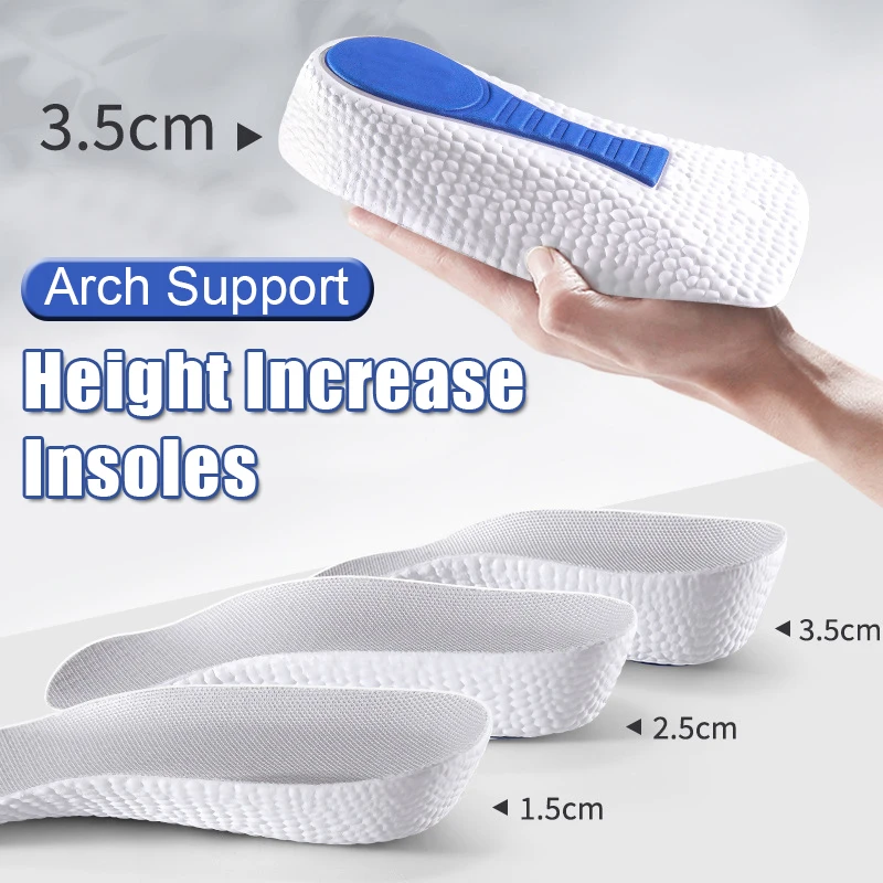 Memory Foam Height Increase Insoles Flat Feet Arch Support Orthopedic Insole Men Women Sports Damping Cushion Heel Lift Shoe Pad
Memory Foam Height Increase Insoles Flat Feet Arch Support Orthopedic Insole Men Women Sports Damping Cushion Heel Lift Shoe Pad