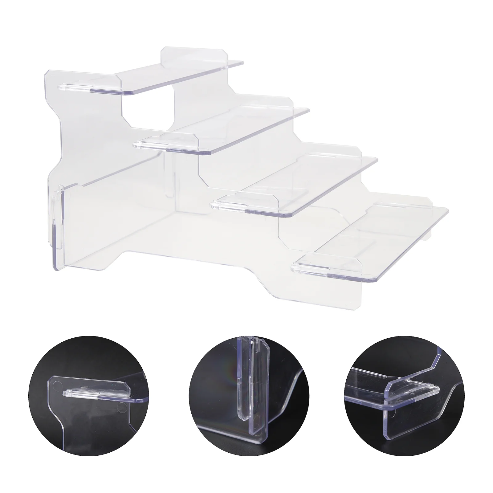Ladder Display Rack Car Model Cake Stand Storage Box Riser Shelf for Detachable Plastic The Pet Toy Desktop
Ladder Display Rack Car Model Cake Stand Storage Box Riser Shelf for Detachable Plastic The Pet Toy Desktop