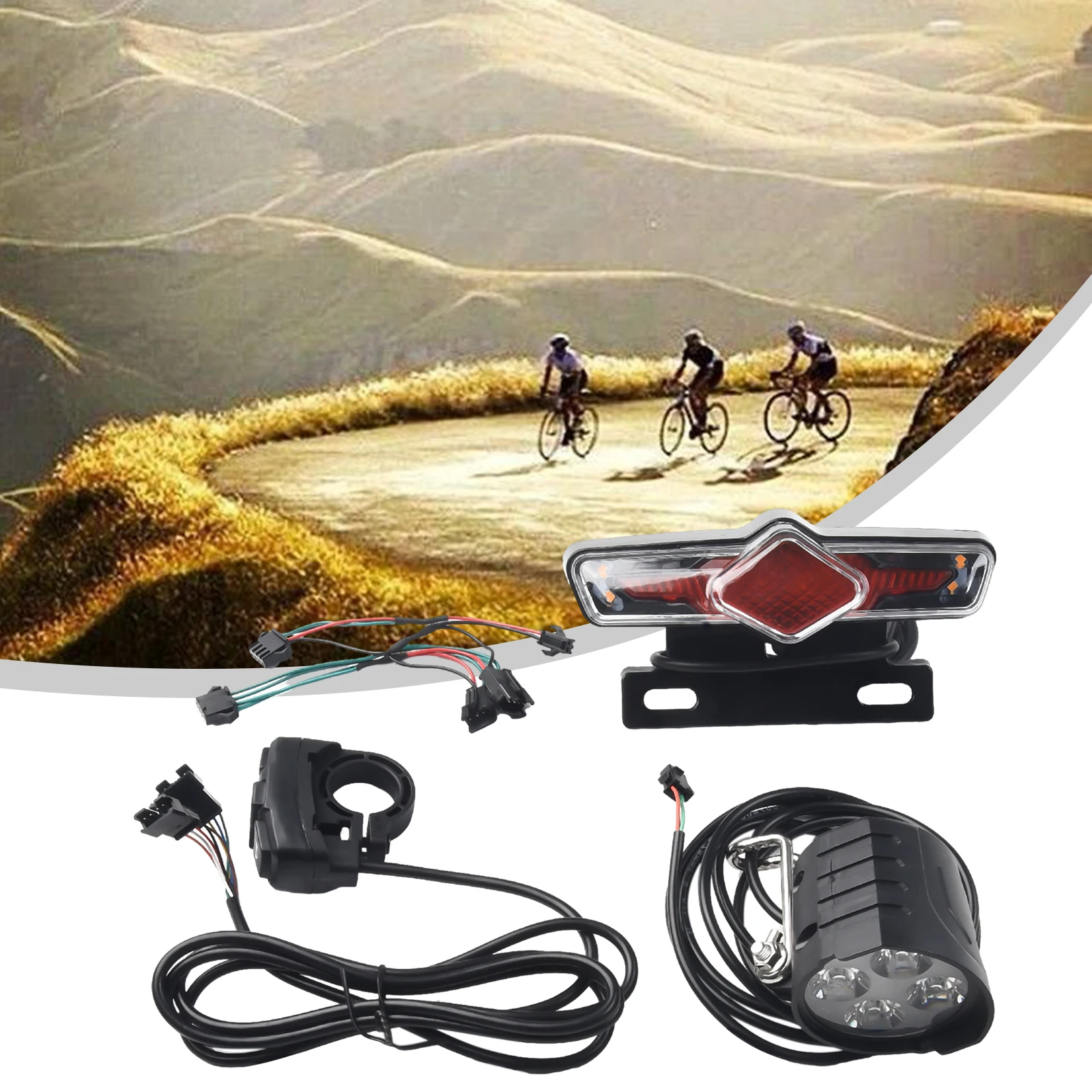 1 Set Electric Bike Front Light Rear Light DK336 Switch Cable Bicycle LED Light Set Electric Bike Light Switch Light Set Durable
1 Set Electric Bike Front Light Rear Light DK336 Switch Cable Bicycle LED Light Set Electric Bike Light Switch Light Set Durable