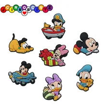 Single Sale 1pc PVC Shoe Charms Disney Mickey and Minnie Mouse Shoe Buckle Decoration for croc jibz Kids Party Christmas Gift
Single Sale 1pc PVC Shoe Charms Disney Mickey and Minnie Mouse Shoe Buckle Decoration for croc jibz Kids Party Christmas Gift