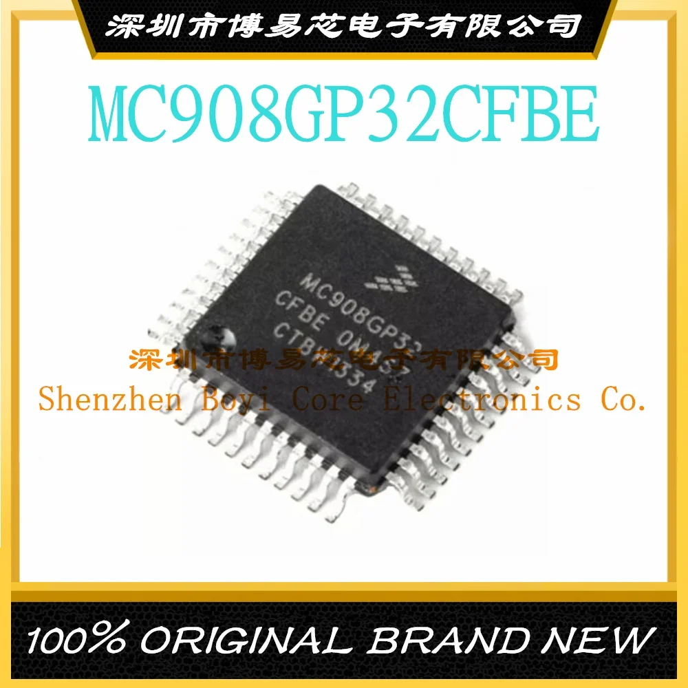 MC908GP32CFBE packaged QFP-44 microcontroller original genuine embedded microcontroller chip
MC908GP32CFBE packaged QFP-44 microcontroller original genuine embedded microcontroller chip