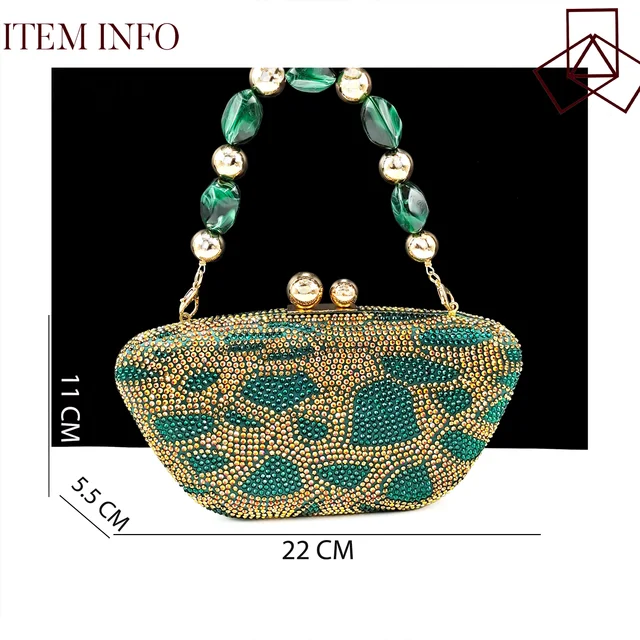 Chaussures et sac de banquet de style africain pour dames, talons hauts sexy, diamant complet, mini sac à usage touristique, design de mode 2