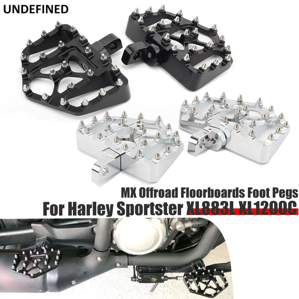 MX Offroad Floorboards Foot Pegs Motorcycle Footrest Pedals CNC For Harley Sportster XL883 XL1200 Rocker FXCW FXS FXSB FXSE
MX Offroad Floorboards Foot Pegs Motorcycle Footrest Pedals CNC For Harley Sportster XL883 XL1200 Rocker FXCW FXS FXSB FXSE