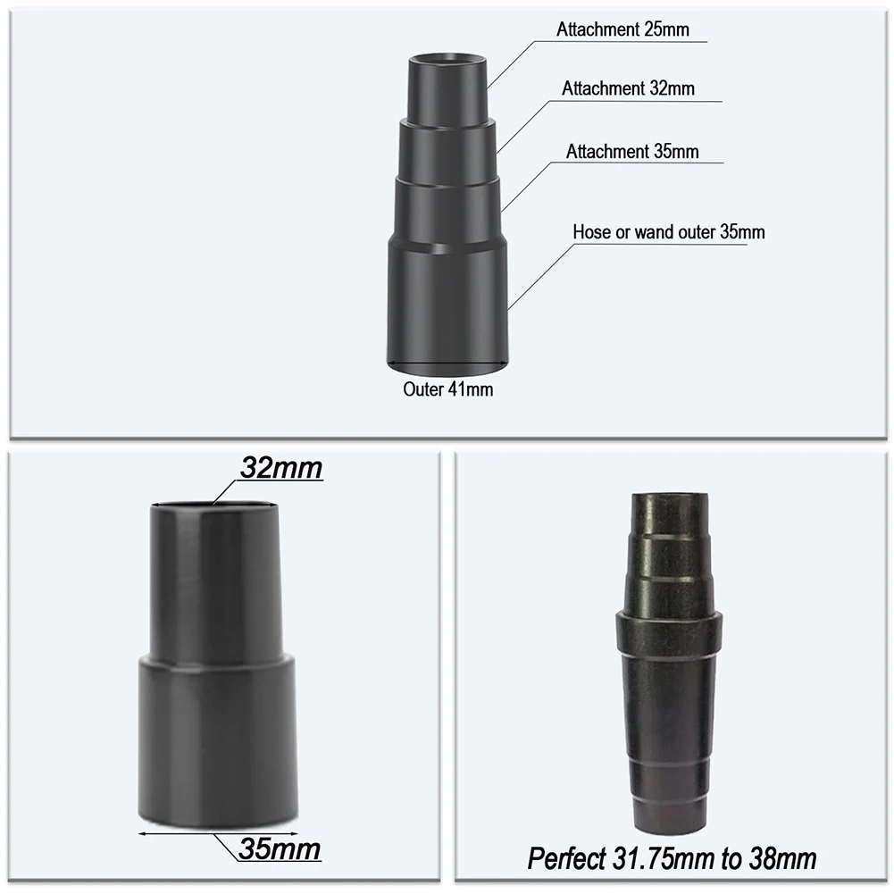 Household Universal Vacuum Cleaner Attachment Adapter Vacuum Hose Adapter 1-1/4" Or 1-1/2" Hose Connector Dust Conversion
Household Universal Vacuum Cleaner Attachment Adapter Vacuum Hose Adapter 1-1/4" Or 1-1/2" Hose Connector Dust Conversion