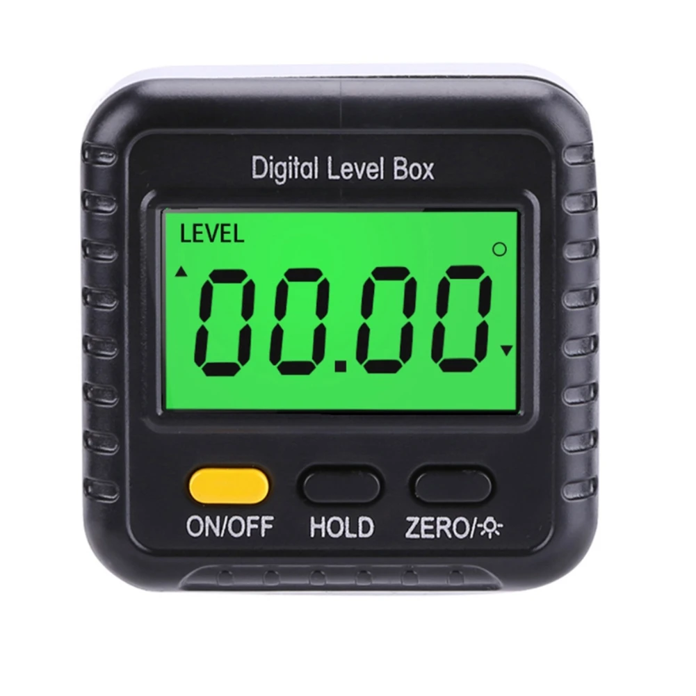 360 Degree Digital Protractor Magnetic Inclinometer Level Box Gauge Angle Meter Finder Base Electronic Measuring Tools
360 Degree Digital Protractor Magnetic Inclinometer Level Box Gauge Angle Meter Finder Base Electronic Measuring Tools