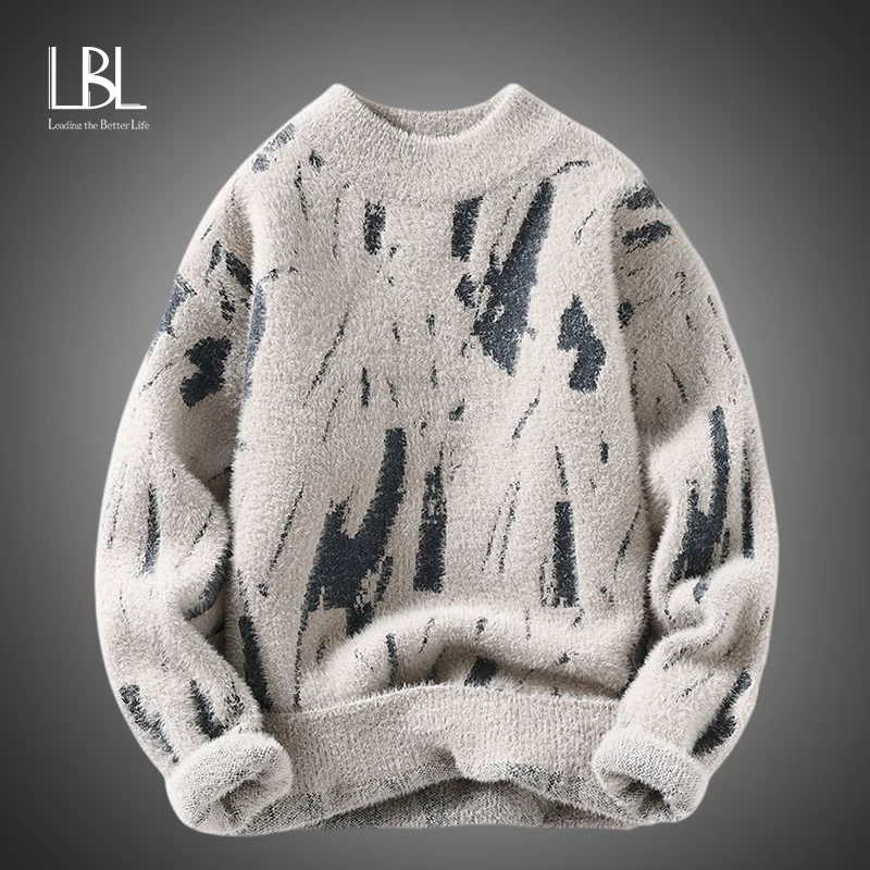 Winter Casual Warm Male Sweaters Fashion Printed Knited Pullover New Korean O-Neck Loose Tops 2023 High Quality Man Clothes
Winter Casual Warm Male Sweaters Fashion Printed Knited Pullover New Korean O-Neck Loose Tops 2023 High Quality Man Clothes