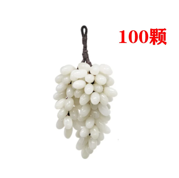

Home Furnishing New Chinese Style Grape Jade Design Sample Exhibition Hall Grape String Combination with Display Table
