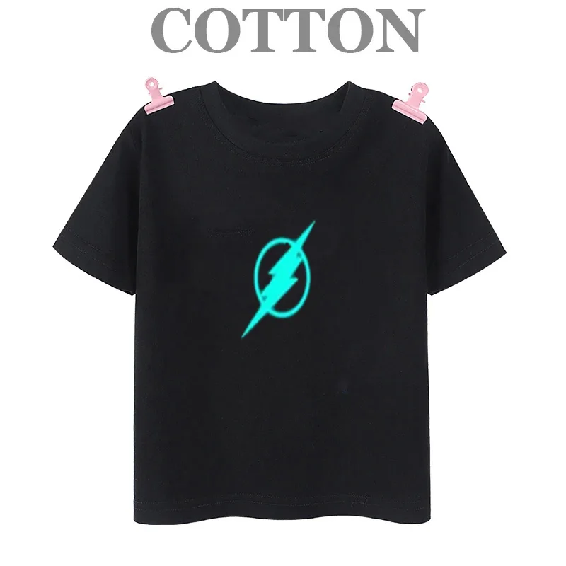 Summer New Lightning T-shirt Children's Boys and Girls Casual Round Neck Top 2023 Fun T-shirt Student Clothing
Summer New Lightning T-shirt Children's Boys and Girls Casual Round Neck Top 2023 Fun T-shirt Student Clothing