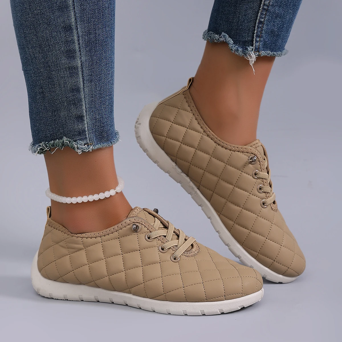 أحذية رياضية نسائية جديدة للربيع، عصرية، قابلة للتنفس، خفيفة الوزن، مضادة للانزلاق، مقاومة للتآكل، أحذية رياضية كاجوال، أحذية مسطحة أحذية رياضية نسائية جديدة للربيع، عصرية، قابلة للتنفس، خفيفة الوزن، مضادة للانزلاق، مقاومة للتآكل، أحذية رياضية كاجوال، أحذية مسطحة