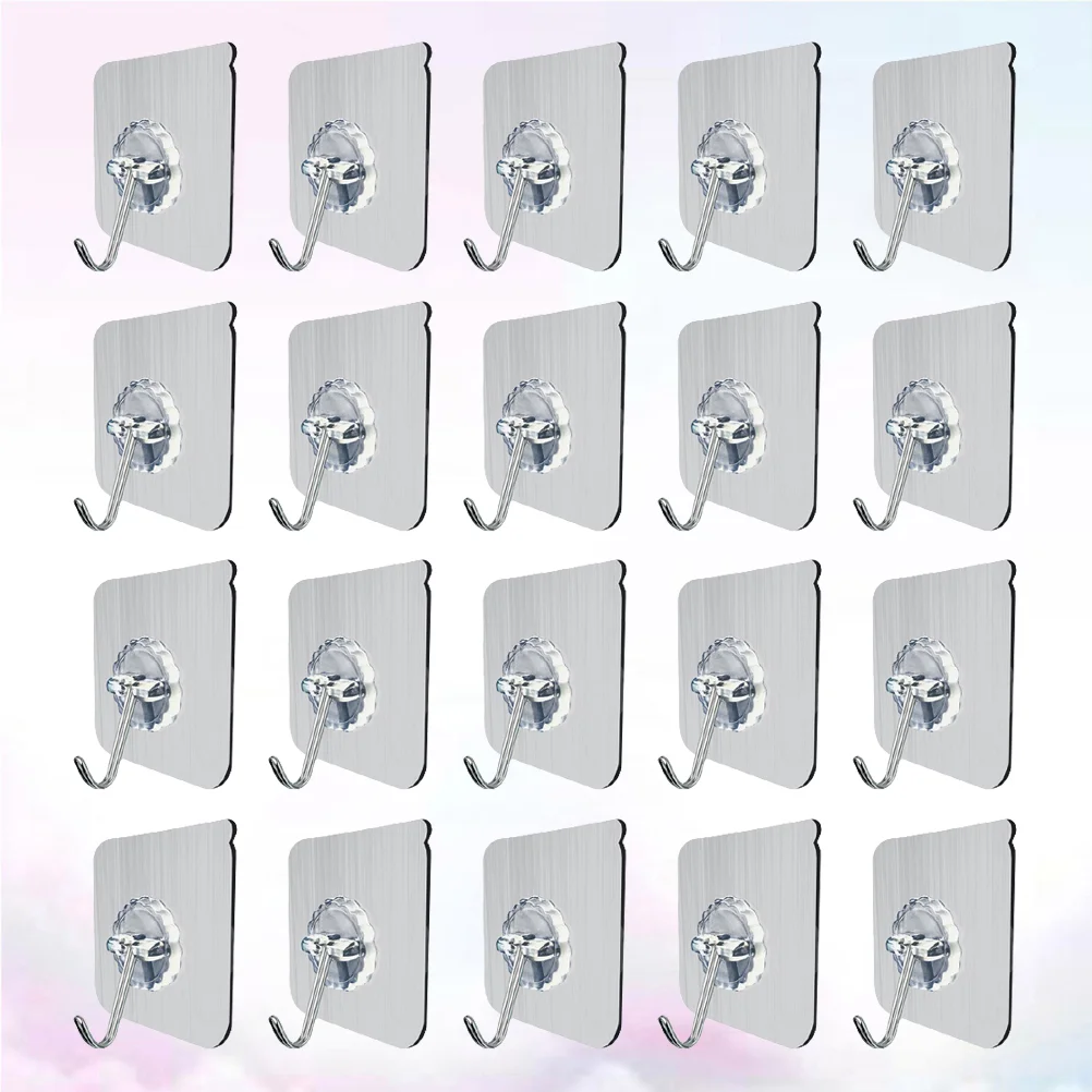 20 Pcs Utility Hooks Sticky Hangers Wall Adhesive Picture Heavy Duty Clothes Ceiling
20 Pcs Utility Hooks Sticky Hangers Wall Adhesive Picture Heavy Duty Clothes Ceiling
